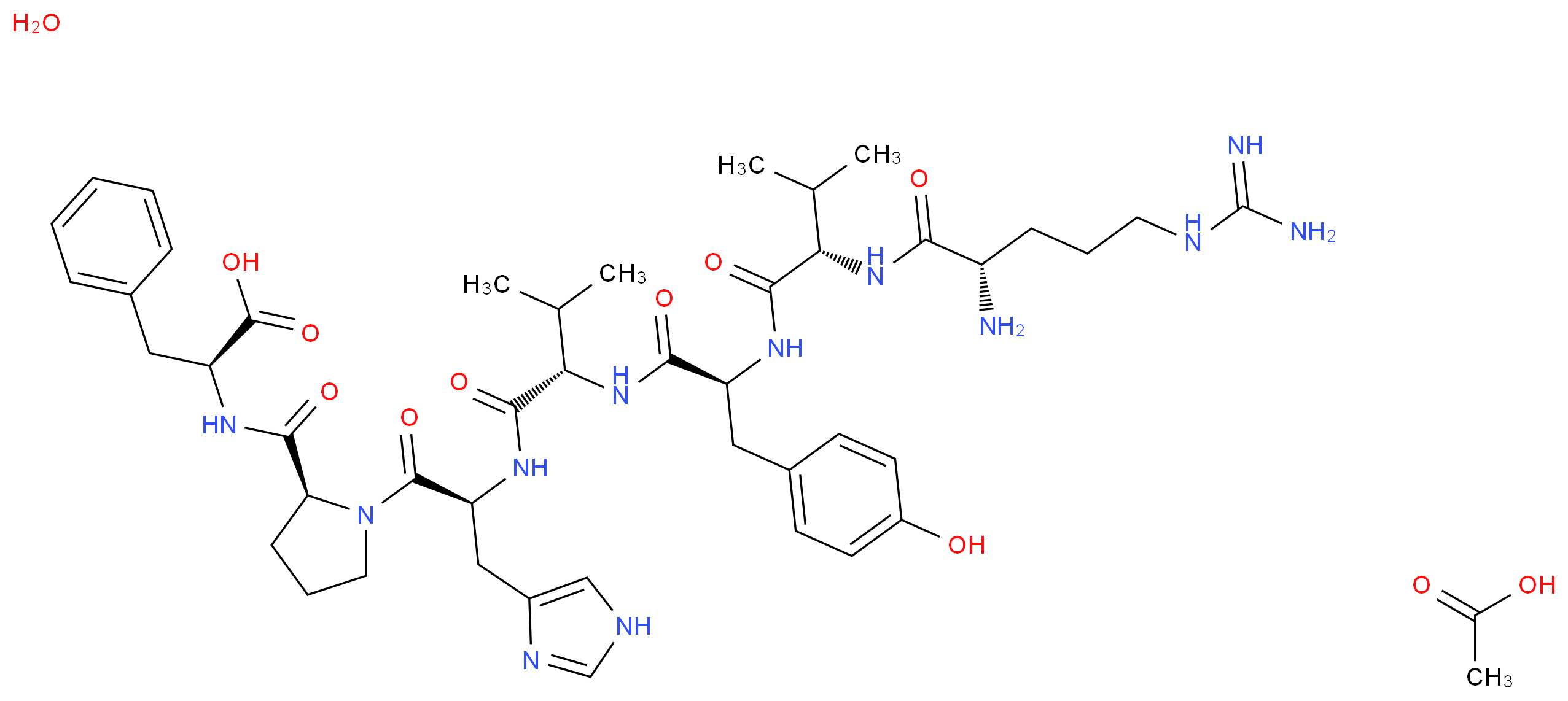 [Val4]-Angiotensin III acetate salt hydrate_分子结构_CAS_)