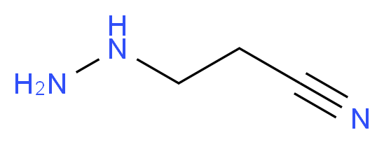 3-hydrazinylpropanenitrile_分子结构_CAS_353-07-1)