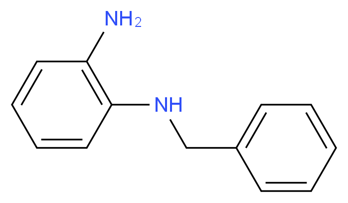 1-N-benzylbenzene-1,2-diamine_分子结构_CAS_5822-13-9