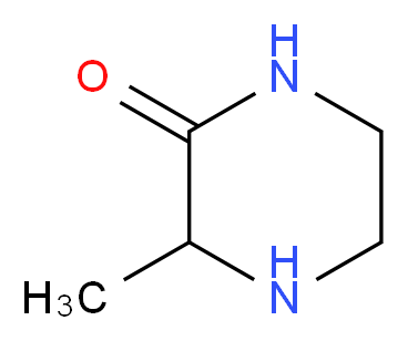 3-甲基-2-酮哌嗪_分子结构_CAS_23936-11-0)