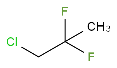 1-chloro-2,2-difluoropropane_分子结构_CAS_420-99-5