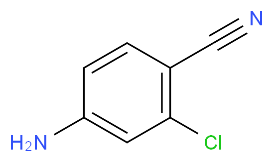 4-Amino-2-chlorobenzonitrile 99%_分子结构_CAS_20925-27-3)