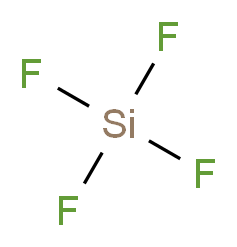 四氟化硅_分子结构_CAS_7783-61-1)