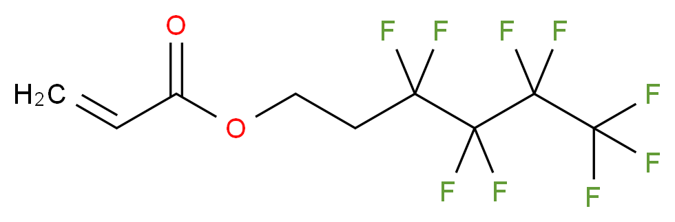 2-(Perfluorobutyl)ethyl acrylate_分子结构_CAS_52591-27-2)