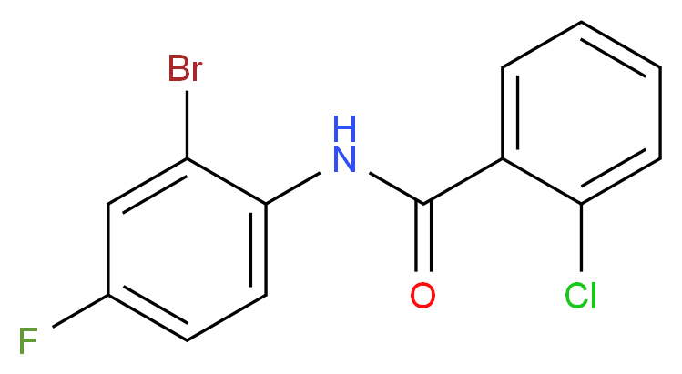 N-(2-Bromo-4-fluorophenyl)-2-chlorobenzamide_分子结构_CAS_1039903-83-7)