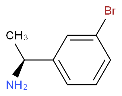 (S)-3-Bromo-α-methylbenzylamine_分子结构_CAS_139305-96-7)