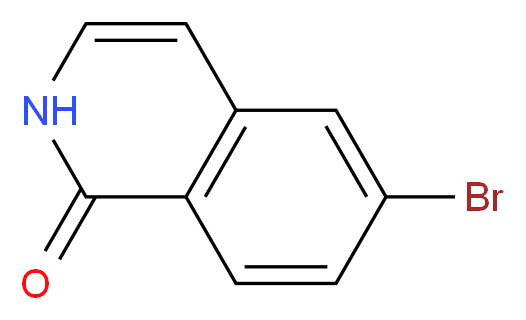 6-Bromoisoquinolin-1(2H)-one_分子结构_CAS_82827-09-6)