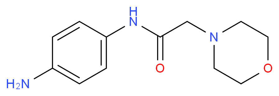 N-(4-aminophenyl)-2-morpholinoacetamide_分子结构_CAS_)