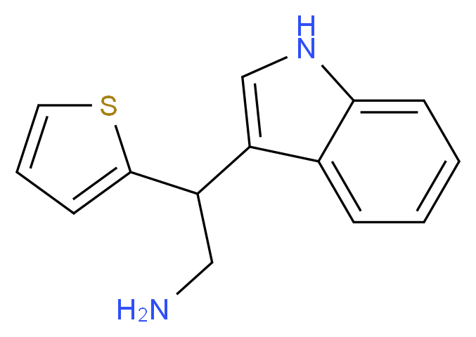 2-(1H-indol-3-yl)-2-thien-2-ylethanamine_分子结构_CAS_51626-50-7)