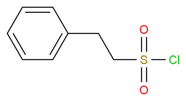 2-phenylethane-1-sulfonyl chloride_分子结构_CAS_4025-71-2