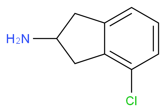 4-chloro-2,3-dihydro-1H-inden-2-amine_分子结构_CAS_73536-79-5)