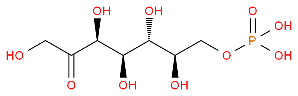 {[(2R,3R,4R,5S)-2,3,4,5,7-pentahydroxy-6-oxoheptyl]oxy}phosphonic acid_分子结构_CAS_2646-35-7
