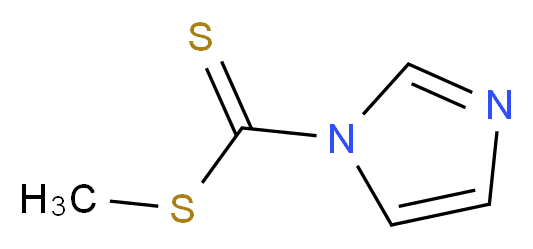 1-methylsulfanylcarbothioyl-1H-imidazole_分子结构_CAS_74734-11-5