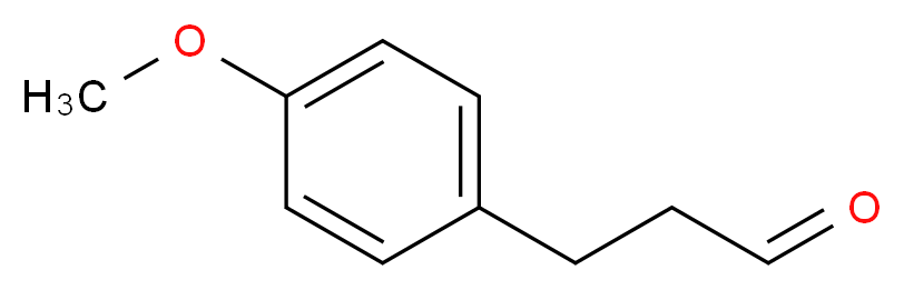 3-(4-methoxyphenyl)propanal_分子结构_CAS_20401-88-1