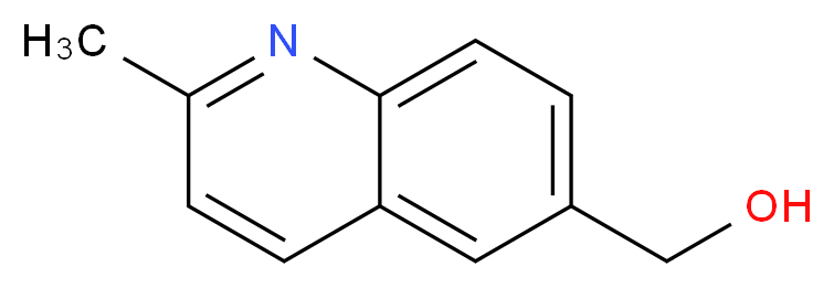 (2-methyl-6-quinolinyl)methanol_分子结构_CAS_108166-02-5)