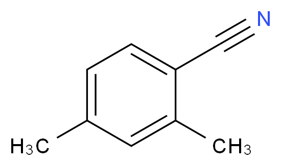 2,4-Dimethylbenzonitrile_分子结构_CAS_21789-36-6)