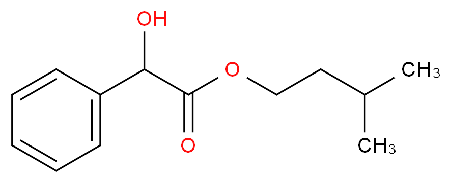 ISOAMYL MANDELATE_分子结构_CAS_5421-04-5)