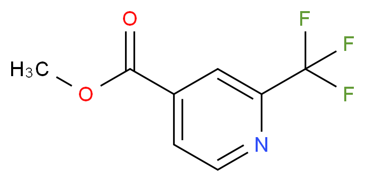 Methyl 2-(trifluoromethyl)isonicotinate_分子结构_CAS_588702-68-5)