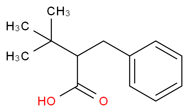 2-benzyl-3,3-dimethylbutanoic acid_分子结构_CAS_53483-12-8
