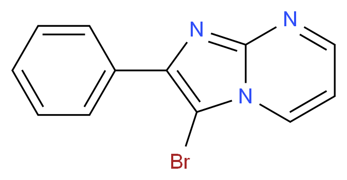 3-bromo-2-phenylimidazo[1,2-a]pyrimidine_分子结构_CAS_904814-72-8