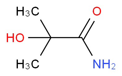 2-hydroxy-2-methylpropanamide_分子结构_CAS_13027-88-8