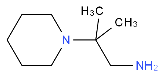 2-methyl-2-piperidin-1-ylpropan-1-amine_分子结构_CAS_54151-73-4)