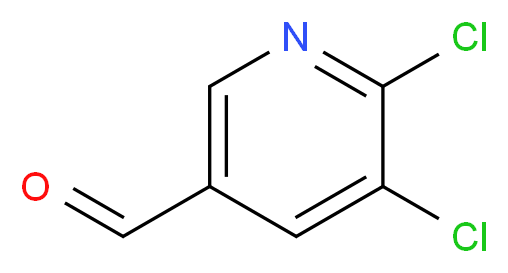 2,3-Dichloro-5-forMylpyridine_分子结构_CAS_71690-05-6)