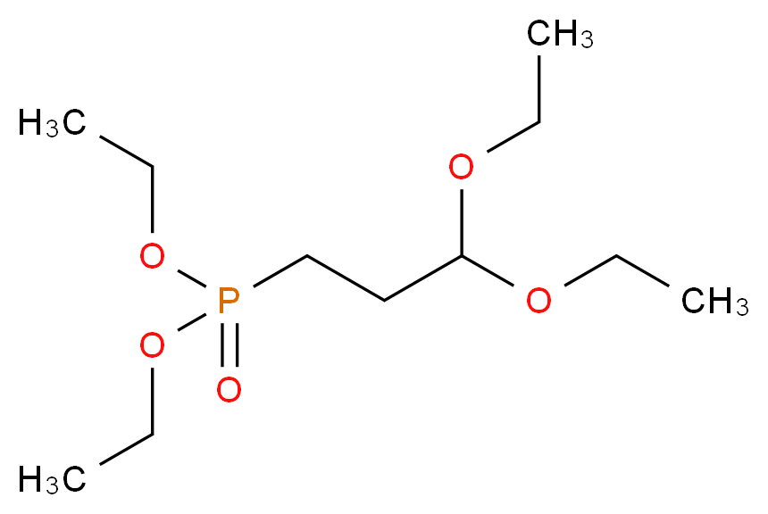 diethyl (3,3-diethoxypropyl)phosphonate_分子结构_CAS_15110-17-5