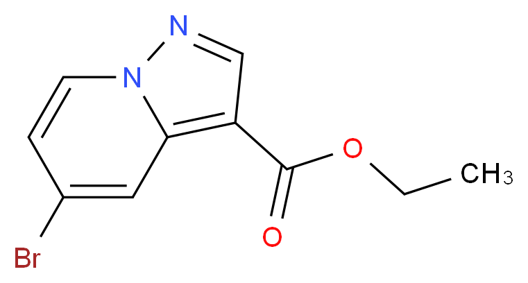 ethyl 5-bromopyrazolo[1,5-a]pyridine-3-carboxylate_分子结构_CAS_885276-93-7)