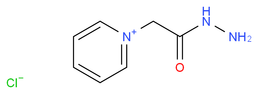 1-[(hydrazinecarbonyl)methyl]pyridin-1-ium chloride_分子结构_CAS_1126-58-5