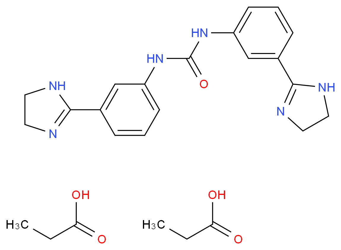 咪多卡二丙酸盐_分子结构_CAS_55750-06-6)