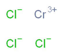 CHROMIUM(III) CHLORIDE_分子结构_CAS_10025-73-7)