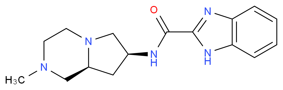 N-[(7S,8aS)-2-methyloctahydropyrrolo[1,2-a]pyrazin-7-yl]-1H-benzimidazole-2-carboxamide_分子结构_CAS_)