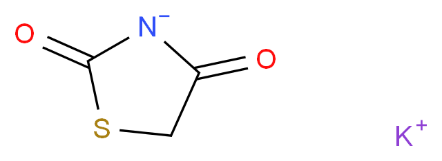 potassium 2,4-dioxo-1,3-thiazolidin-3-ide_分子结构_CAS_2295-31-0