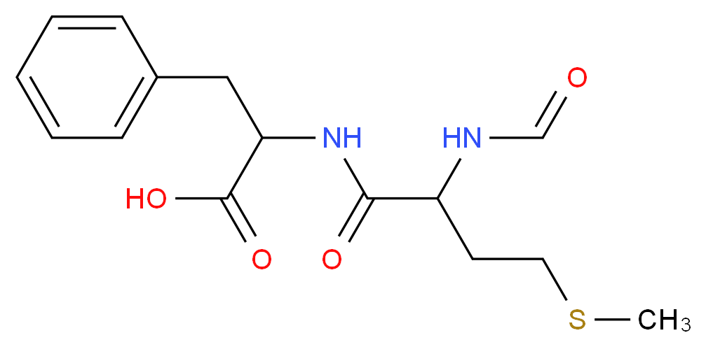 2-[2-formamido-4-(methylsulfanyl)butanamido]-3-phenylpropanoic acid_分子结构_CAS_22008-60-2