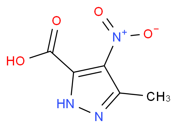 5-Methyl-4-nitro-2H-pyrazole-3-carboxylic acid_分子结构_CAS_5334-38-3)