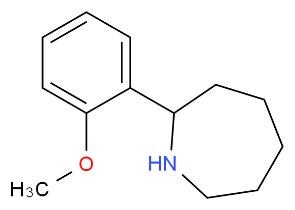 2-(2-Azepanyl)phenyl methyl ether_分子结构_CAS_383129-03-1)