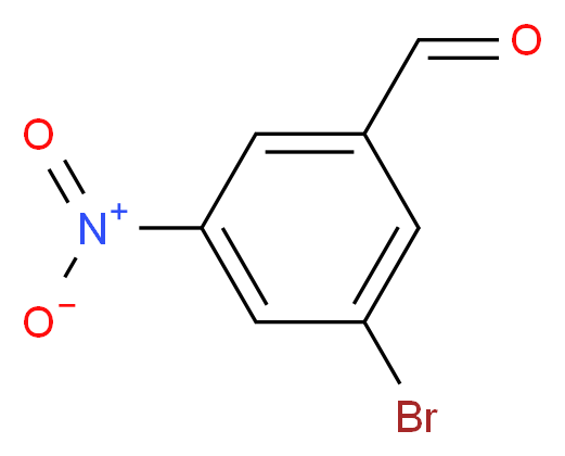 3-bromo-5-nitrobenzaldehyde_分子结构_CAS_355134-13-3