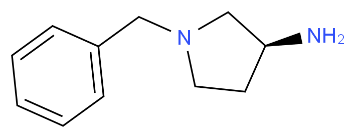 (S)-(+)-1-苄基-3-氨基吡咯烷_分子结构_CAS_114715-38-7)