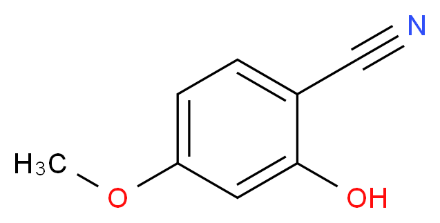 2-Hydroxy-4-methoxybenzonitrile_分子结构_CAS_39835-11-5)