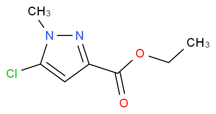 Ethyl 5-chloro-1-methyl-1H-pyrazole-3-carboxylate_分子结构_CAS_1172229-72-9)