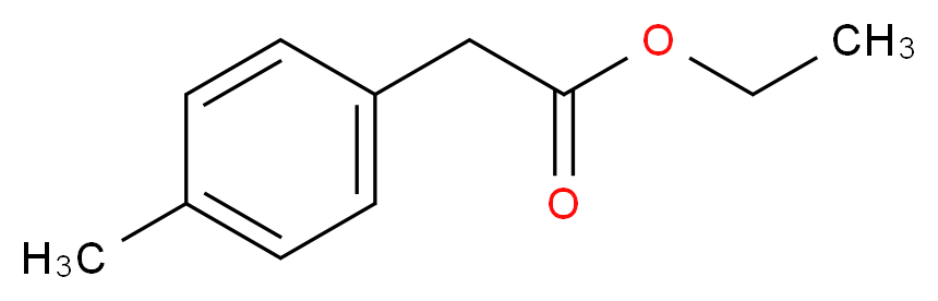 ethyl 2-(4-methylphenyl)acetate_分子结构_CAS_14062-19-2