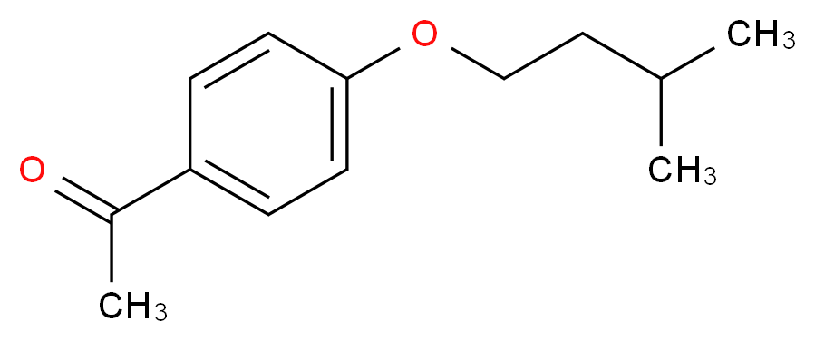 1-[4-(3-methylbutoxy)phenyl]ethan-1-one_分子结构_CAS_24242-99-7