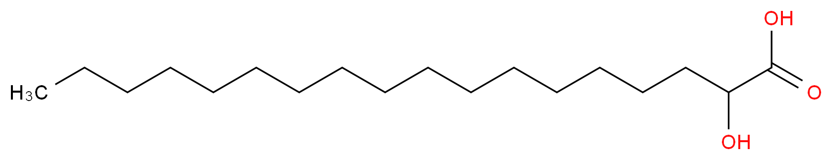 DL-α-Hydroxystearic acid_分子结构_CAS_629-22-1)