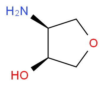 cis-4-aminotetrahydro-3-furanol_分子结构_CAS_214629-29-5)