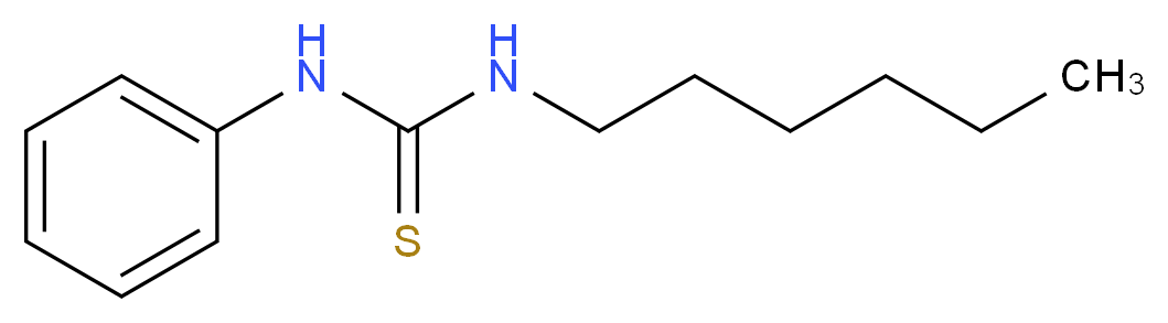 1-Hexyl-3-phenyl-2-thiourea_分子结构_CAS_15153-13-6)