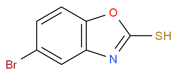 5-溴苯并噁唑-2-硫醇_分子结构_CAS_439607-87-1)