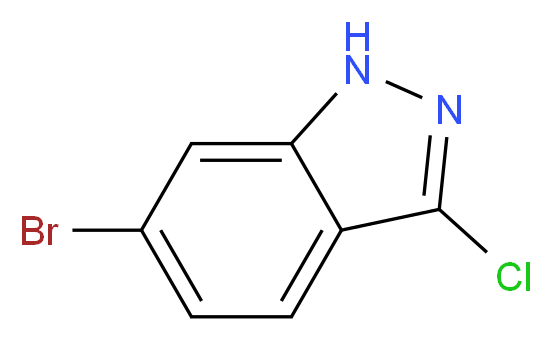 6-Bromo-3-chloro-1H-indazole_分子结构_CAS_885271-78-3)