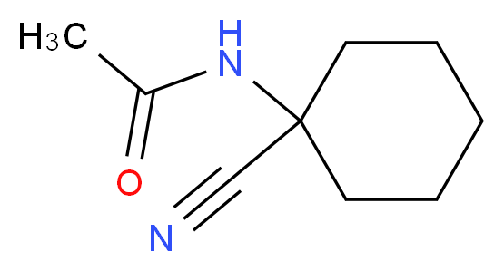 N-(1-cyanocyclohexyl)acetamide_分子结构_CAS_4550-68-9)