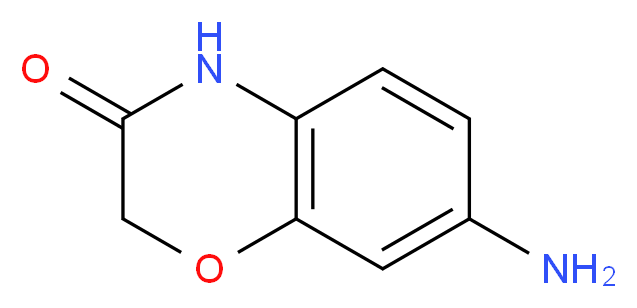 7-amino-2H-benzo[b][1,4]oxazin-3(4H)-one_分子结构_CAS_)